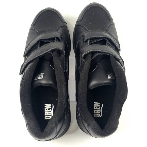 Drew Force V Cushioned Orthotic Hook & Loop Black Sneakers Men\'s Size 12.5 Wide